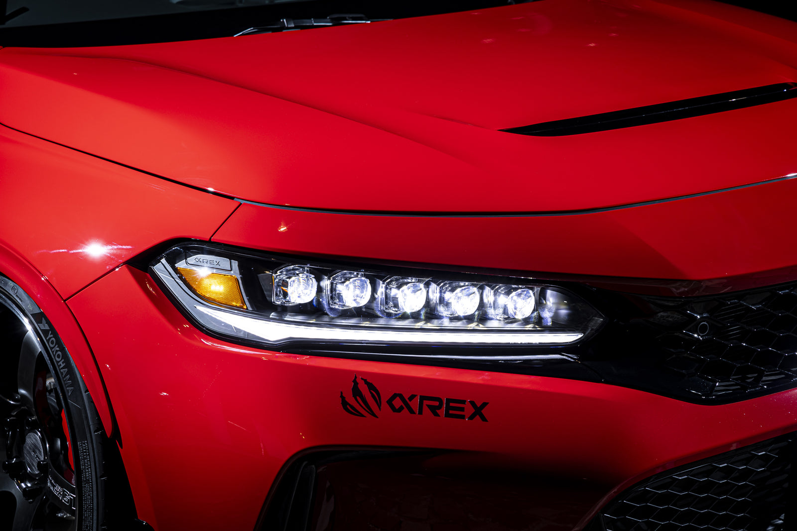 MAX ORIDO ALPHAREX NOVA SERIES LED PROJECTOR HEADLIGHT FOR HONDA CIVIC FL5 AKE-FL5-OTHER-004