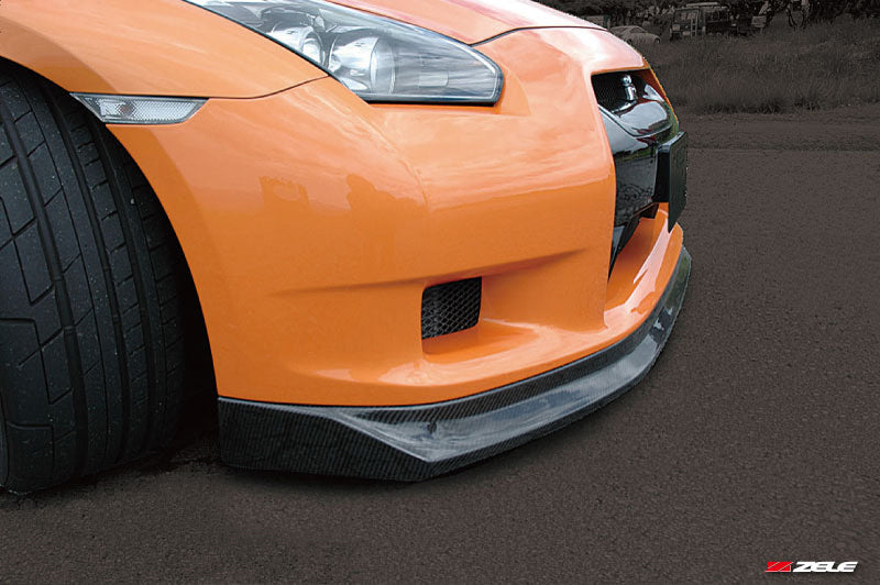 ZELE CARBON FRONT LIP SPOILER FOR NISSAN GT-R R35 ZELE-00007