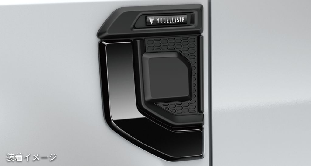 MODELLISTA FENDER GARNISH BLACK AND MATTE BLACK FOR TOYOTA LAND CRUISER 250 MSD15-60003