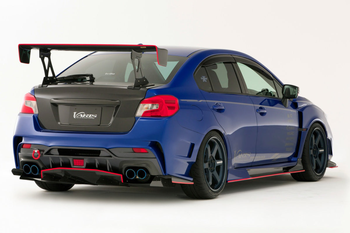 VARIS ARISING II REAR TRUNK GARNISH CARBON FOR SUBARU IMPREZA WRX STI S4 VAB VAG VASU-208