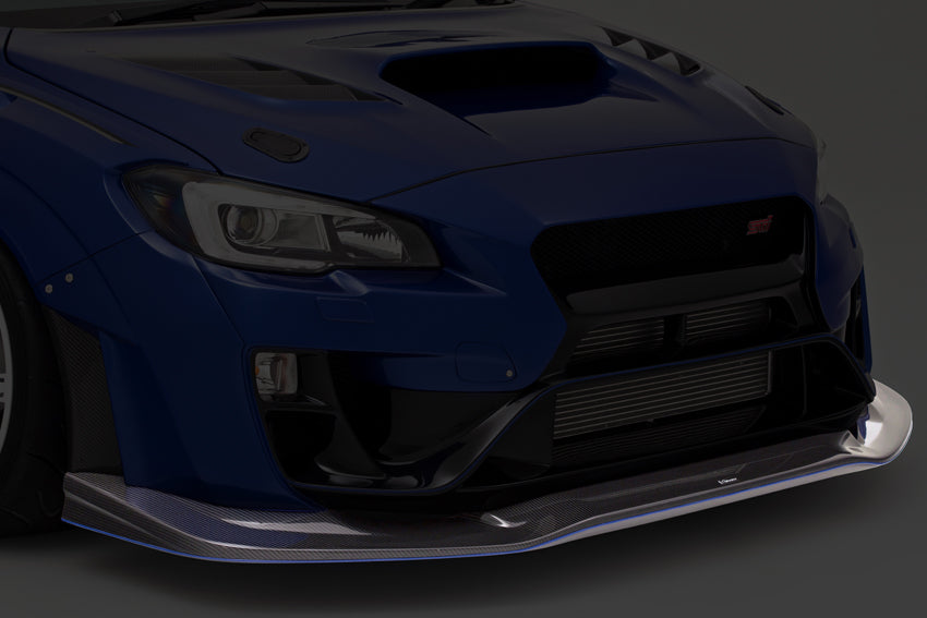 VARIS WIDE BODY KIT FRONT LIP FOR WIDE BODY KIT FRP FOR SUBARU IMPREZA VAB WRX STI S4 VASU-218F