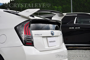 CRYSTAL EYE FIBER FULL LED TAIL LAMP V4 FLOWING TURN SIGNAL TYPE RED CLEAR (RC) FOR TOYOTA PRIUS 30 ZVW30 J168-RC