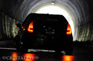 CRYSTAL EYE FIBER FULL LED TAIL LAMP V4 FLOWING TURN SIGNAL TYPE SMOKE (SM) FOR TOYOTA PRIUS 30 ZVW30 J168-SM