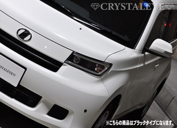 CRYSTAL EYE LED LIGHT BAR PROJECTOR HEADLIGHT (BLACK TYPE) & FIBER LED TAIL V2 RED CLEAR FOR TOYOTA BB QNC20  S149BKVC-RC
