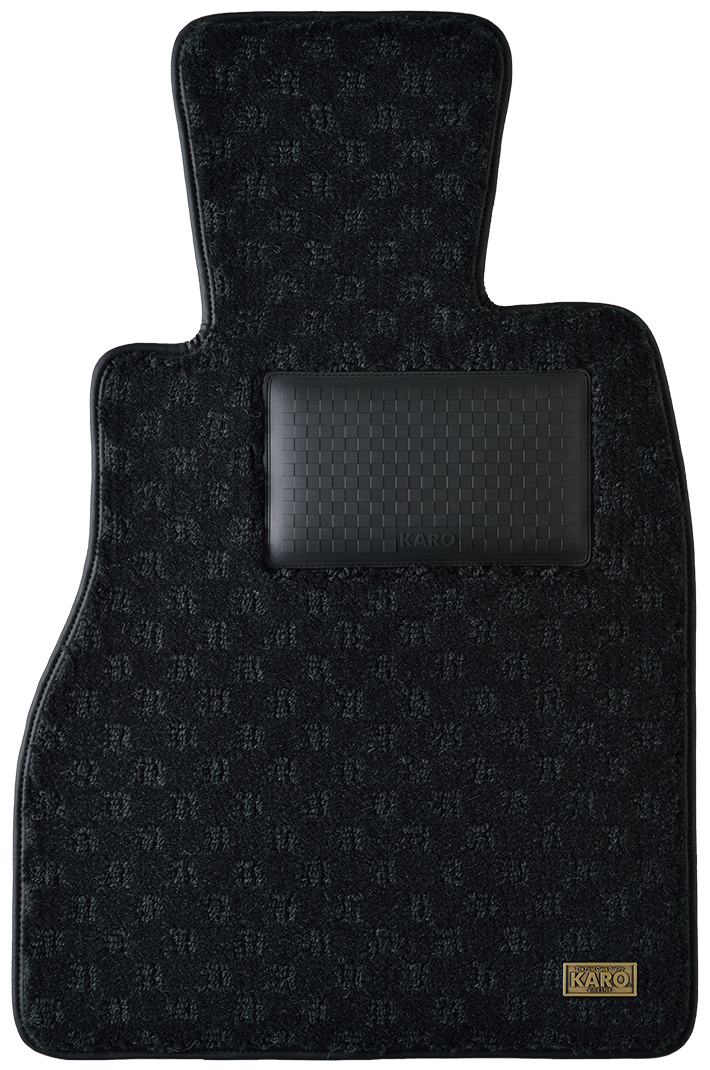 KARO GRAN QUEST WARM BLACK FLOOR MATS FOR VOLKSWAGEN Polo 6NAHS GRAN-QUEST-1053-BLACK