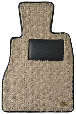 KARO QUEST WARM GREIGE FLOOR MATS FOR HONDA S2000 AP1 AP2 QUEST-1612-GREIGE