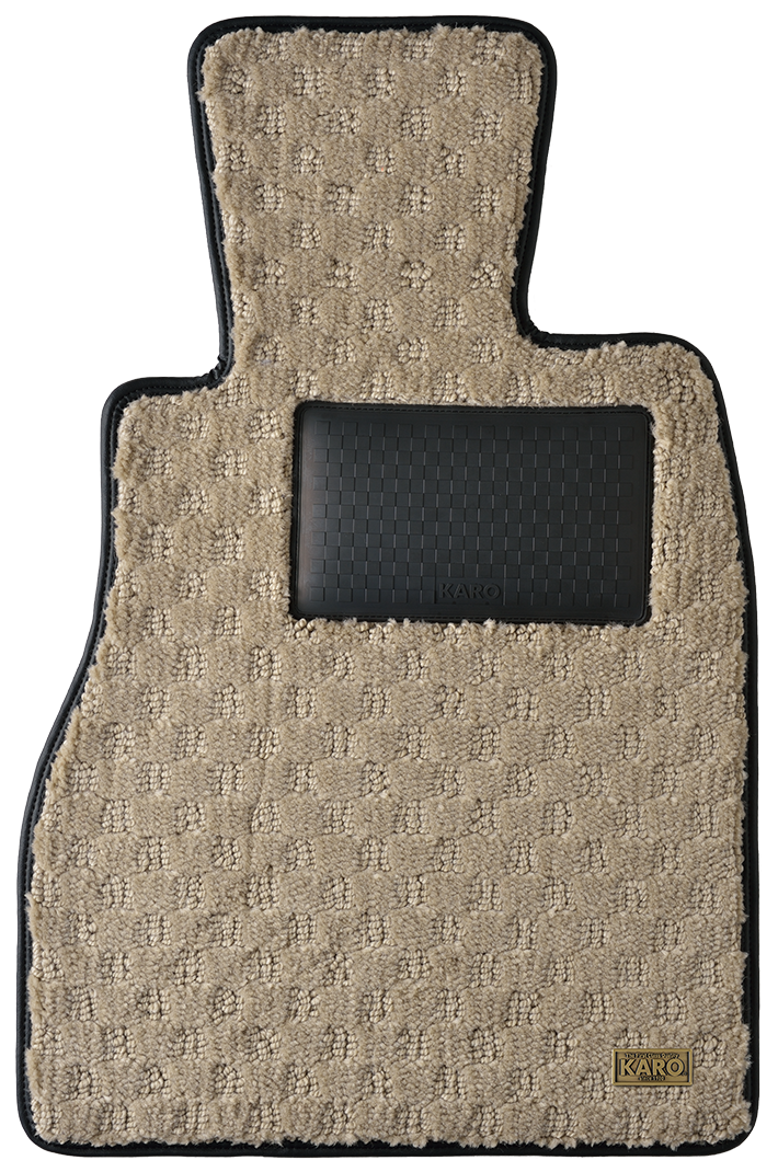 KARO QUEST WARM GREIGE FLOOR MATS FOR HONDA S2000 AP1 QUEST-1300-GREIGE