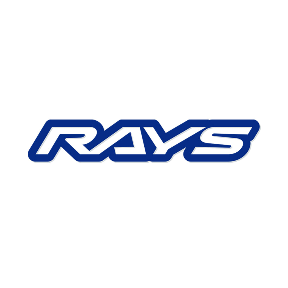 RAYS NO.19 RAYS LOGO STICKER (CUT-OUT LETTER TYPE) 140MM - BLUE 74040200004BL