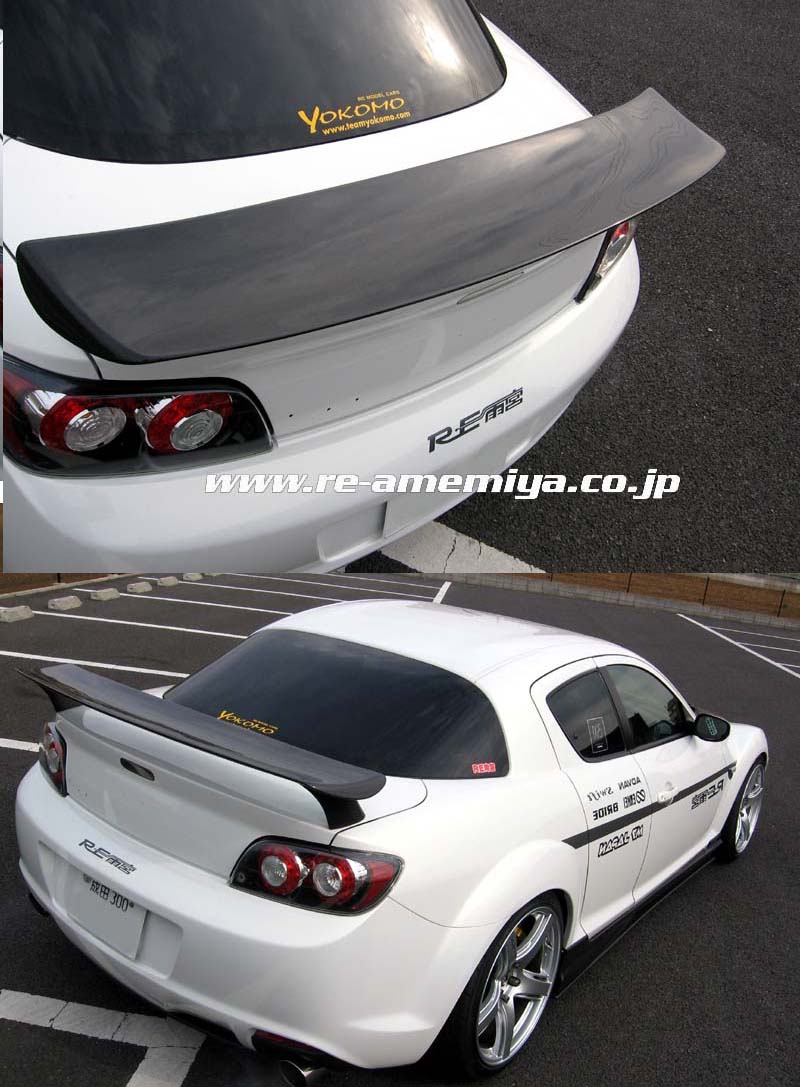 RE-AMEMIYA AD EIGHT REAR WING RS CF FOR MAZDA RX-8 D0-088030-053