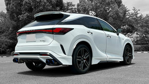 EXART ONE MUFFLER SPORTS SOUND GRAPHITE METALLIC ROUND Φ101 TAIL EXHAUST EXHAUST FOR LEXUS RX350 5BA-TALA15 5BA-TALA10 T24A-FTS EA02-LX111-RG-TRD-REAR-DIFFUSER