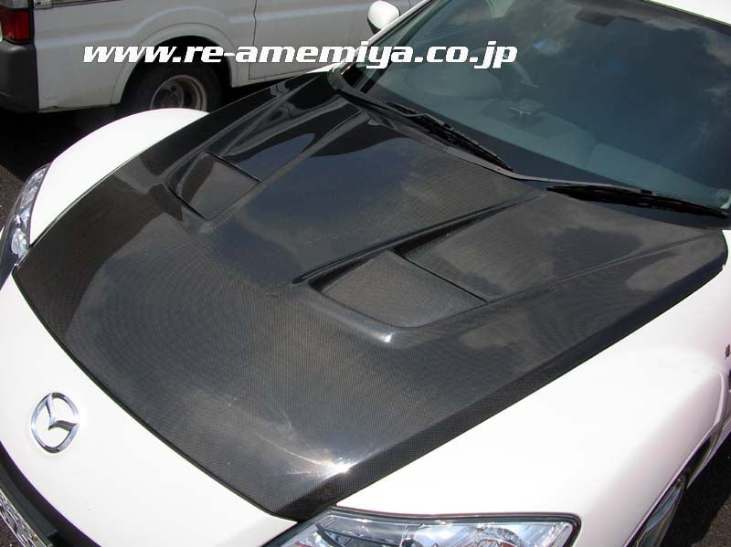RE-AMEMIYA AD-HOOD BONNET FRP FOR MAZDA RX-8 D0-088030-009