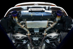 EXART IVSC MUFFLER WITH CARBON TAILPIPE EXHAUST EXHAUST FOR NISSAN FAIRLADY Z RZ34 3BA-RZ34 5BA-RZ34 VR30DETT EA01-NS108-C