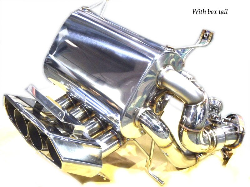 KREISSIEG F1 SOUND VALVETRONIC EXHAUST SYSTEM SUPER HOWLING VER. FULL KIT BOX TAIL POLISHED FOR LAMBORGHINI AVENTADOR LP700-4  LAA-05-BOXTAIL-POLISHED