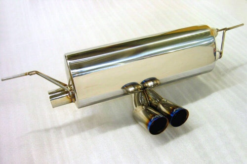 KREISSIEG CAT-BACK F1 SOUND VALVETRONIC EXHAUST SYSTEM STAINLESS STEEL BILLET FLOATING CURL TAIL SANDBLASTED KSG LOGO MARK FOR LOTUS EXIGE LTEX-04-STAINLESSBILLET