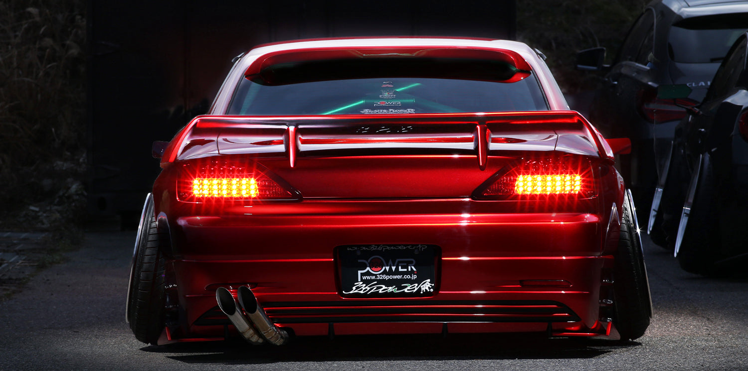 326POWER MANRIKI POWER WING WITH LOGO FOR NISSAN SILVIA S15