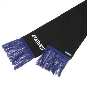 RAYS OFFICIAL SCARF 24S BLACK WITH BLUE 7409020002514