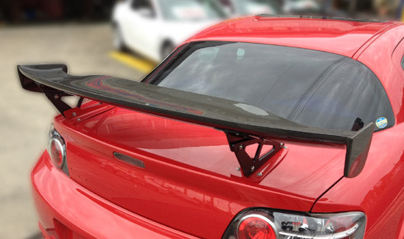 RE-AMEMIYA REAR SPOILER-GT III CF SUPER LOW FOR MAZDA RX-8 22080332CGT03