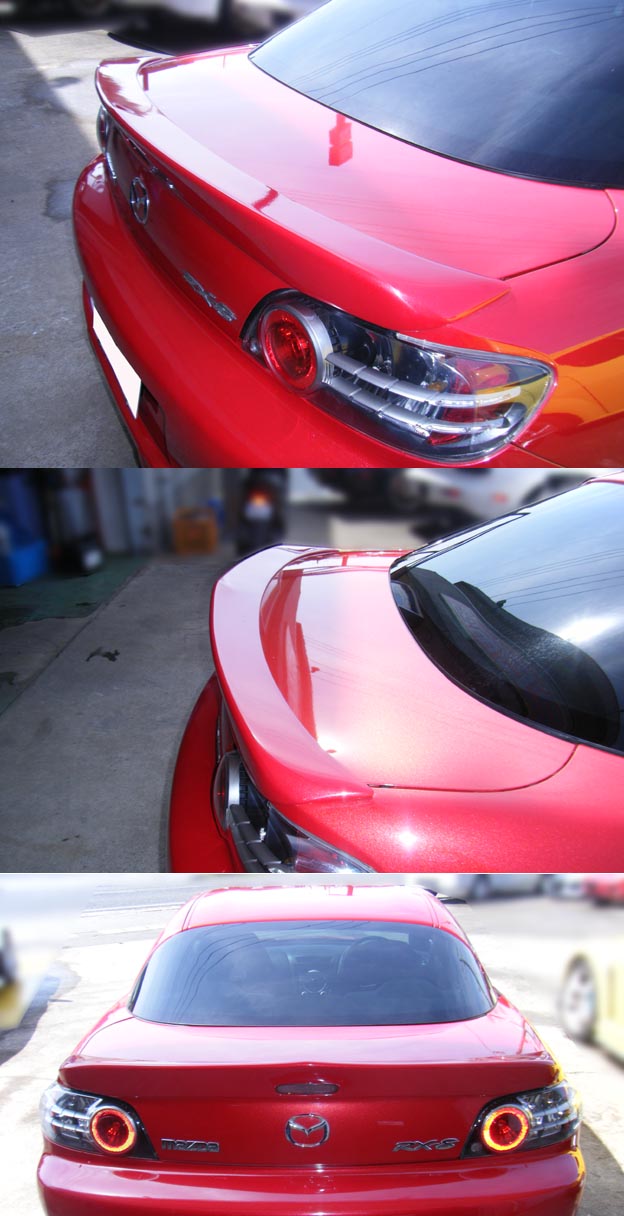 RE-AMEMIYA TRUNK SPOILER FRP FOR MAZDA RX-8 D0-088030-014