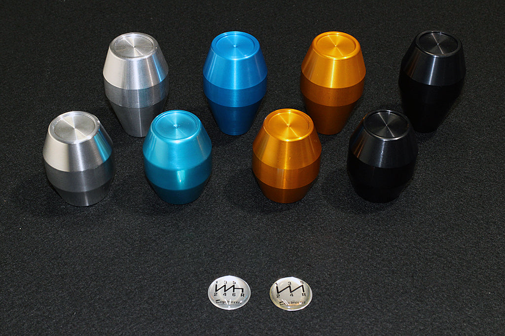 TOP SECRET ALUMINUM SHIFT KNOB BLACK LONG 70 M12X1.25MM 6MT FOR  TOP-SECRET-00029