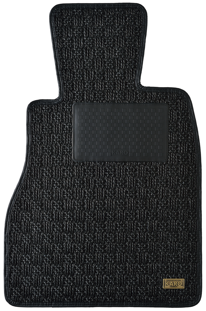 KARO GRAN SISAL BLACK BLACK FLOOR MATS FOR Honda S2000 AP1/2 GRAN-SISAL-1613-BLACK-BLACK