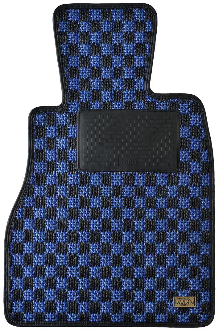 KARO SISAL BLUE BLACK LUGGAGE MAT FOR MAZDA MAZDA3 BP#P SISAL-4200-BLUE-BLACK