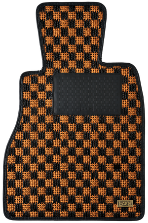 KARO GRAN SISAL CAMEL BLACK FLOOR MATS FOR Toyota Hilux Surf KZN, RZN, VZN185 GRAN-SISAL-699-CAMEL-BLACK