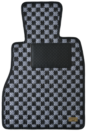 KARO SISAL SILVER BLACK LUGGAGE MATS FOR AUDI A4 8WC SISAL-3806-SILVER-BLACK