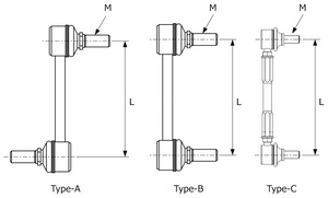 HKS STABILIZER LINK A1 (X1) 82004-AK051