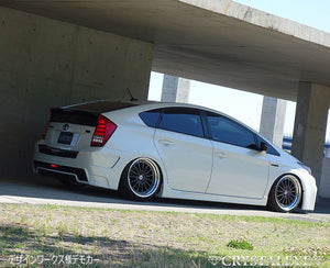 CRYSTAL EYE FIBER FULL LED TAIL V5 FLOWING TURN SIGNAL SEQUENTIAL TYPE RED SMOKE FOR TOYOTA PRIUS 30  S195-RS