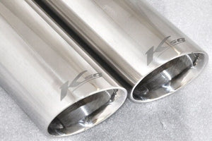 KREISSIEG CAT-BACK F1 SOUND VALVETRONIC EXHAUST SYSTEM STAINLESS STEEL FLOATING CURL TAIL SANDBLASTED KSG LOGO MARK FOR LOTUS EXIGE LTEX-05-STAINLESS