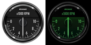 PIVOT STING 52 TACHOMETER GAUGE GREEN LIGHT STT-5