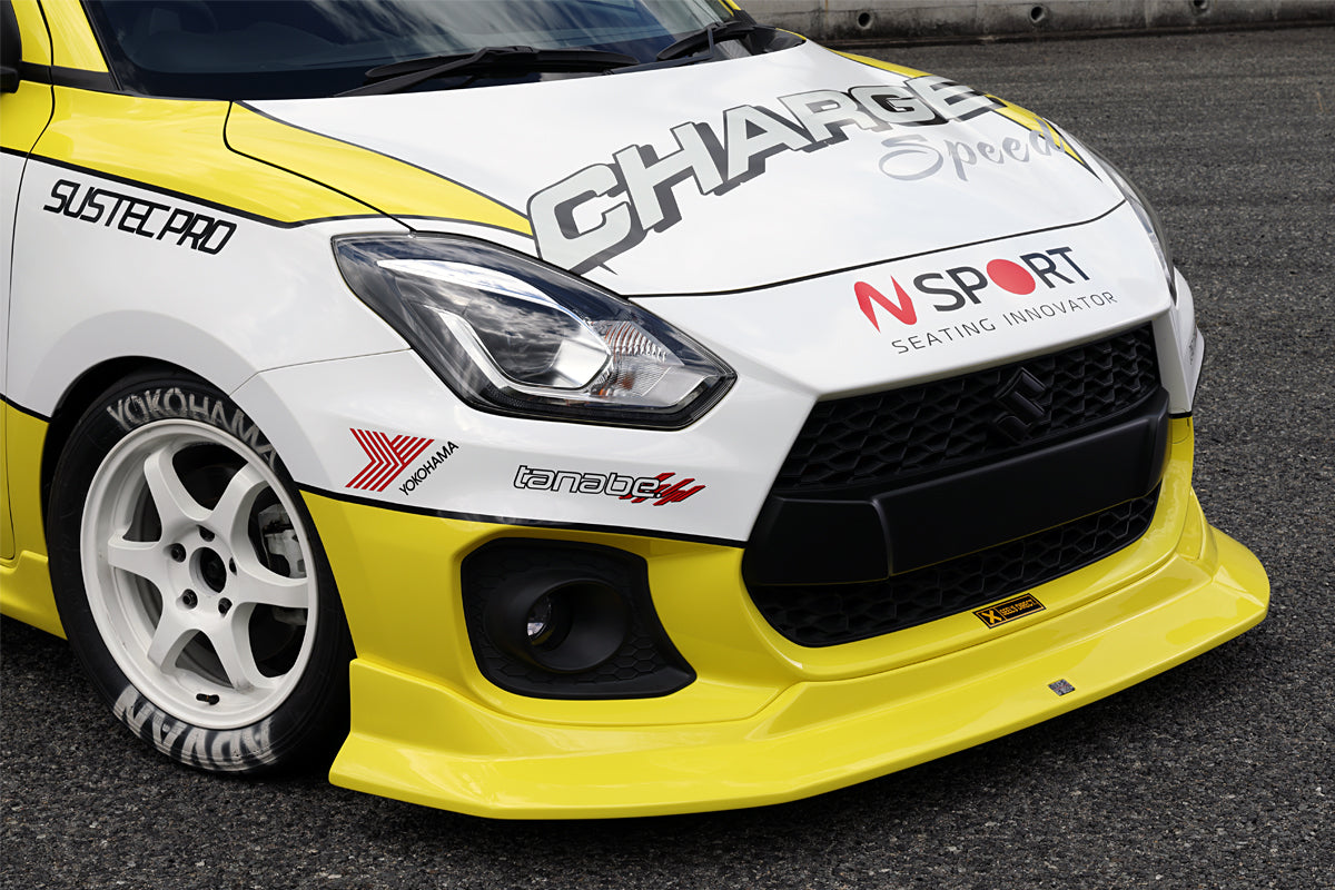 CHARGE SPEED FRONT HALF SPOILER FRP FOR SUZUKI SWIFT SPORT ZC33S TECHNICA TRIBUTE CHARGESPEED-00053
