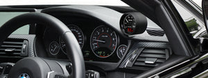 PIVOT DUAL GAUGE RS BOOST WHITE LIGHTING OBD FOR DAIHATSU COPEN (GR SPORTINCLUDE) LA400K KF DRX-B
