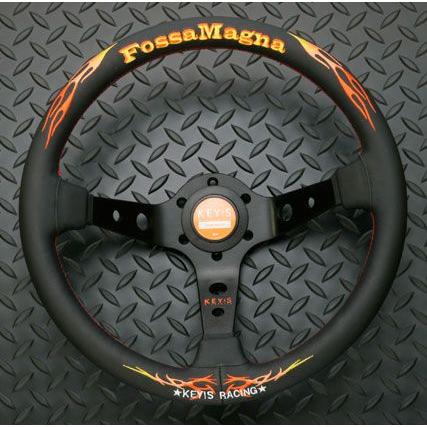 KEY'S RACING FOSSA MAGNA STEERING WHEEL 330 DEEP SUEDE SW01077