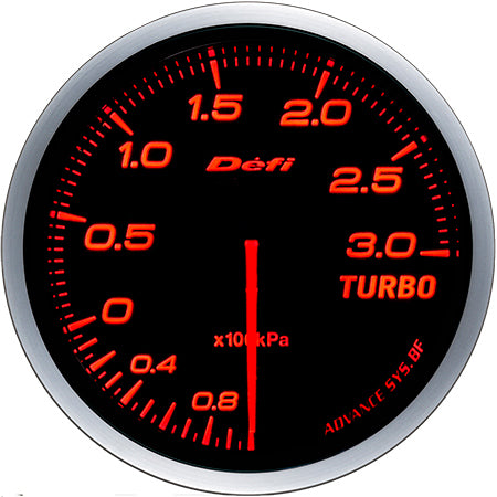 DEFI ADVANCE BF TURBO GAUGE 300KPA MODEL AMBER RED FOR  DF14702