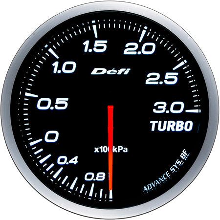 DEFI ADVANCE BF TURBO GAUGE 300KPA MODEL WHITE FOR  DF14701