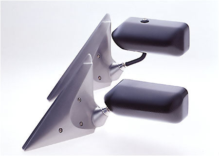 CRAFT SQUARE TOURING COMPETITION MIRROR TRIANGULAR CORNER MOUNT BLUE MIRROR FOR NISSAN FAIRLADY Z Z33  CSBF-Z33