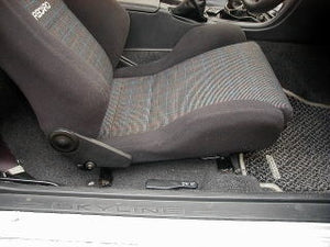 KAWAI WORKS N039L LEFT SIDE SEAT RAIL FOR COBRA ALL TYPES OF RECLINERS FOR NISSAN SKYLINE R32.33 89.5~ KAWAI-WORKS-20496 - Black Hawk Japan