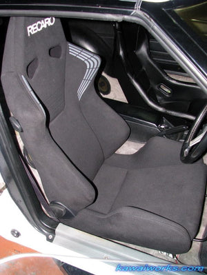 KAWAI WORKS N030L LEFT SIDE SEAT RAIL FOR SPARCO REV 851 FOR NISSAN FAIRLADY Z S130 78.8~ 83.9 KAWAI-WORKS-19304
