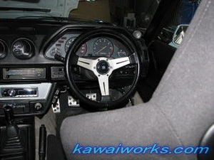 KAWAI WORKS N030L LEFT SIDE SEAT RAIL FOR RECARO CT C FOR NISSAN FAIRLADY Z S130 78.8~ 83.9 KAWAI-WORKS-19289