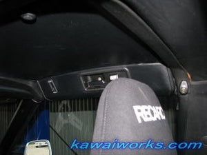 KAWAI WORKS N030L LEFT SIDE SEAT RAIL FOR RECARO CT C FOR NISSAN FAIRLADY Z S130 78.8~ 83.9 KAWAI-WORKS-19289