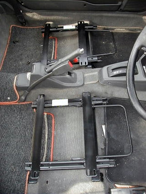 KAWAI WORKS H010L LEFT SIDE SEAT RAIL FOR RECARO IS84 SR-3.4.5 FOR HONDA CITY GA 1.2 86.11~ KAWAI-WORKS-25251