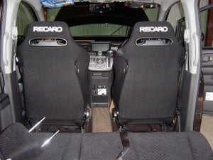 KAWAI WORKS H072L LEFT SIDE SEAT RAIL FOR RECARO SP-GN FOR HONDA STEP WGN RG1.2.3 05.05~ KAWAI-WORKS-31750 - Black Hawk Japan