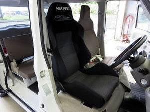KAWAI WORKS S077L LEFT SIDE SEAT RAIL FOR COBRA FULL BUCKET BOTTOM STOP ALL TYPES FOR SUZUKI EVERY DA17V.W 15.02~ KAWAI-WORKS-52602
