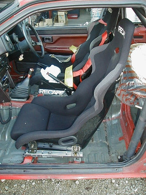 KAWAI WORKS T009RD RIGHT SIDE SEAT RAIL FOR TOYOTA COROLLA.SPRINTER.FIELDER.AXIO AE85.86 83.5~ 87.5 KAWAI-WORKS-04737 - Black Hawk Japan