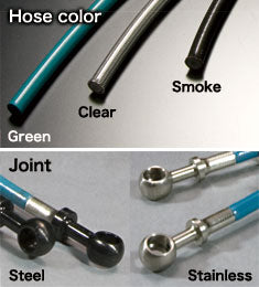 PROJECT MU BRAKE LINE STAINLESS SMOKE FOR HONDA CIVIC FL5 BLH-042BS