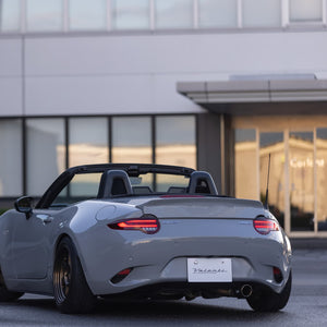 VALENTI JEWEL LED TAIL LAMP ULTRA LIGHT SMOKE BLACK CHROME FOR MAZDA ND ROADSTER TMNDRU-SB-2