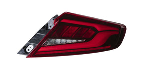 VALENTI JEWEL LED TAIL LAMP ULTRA RED LENS GLOSS BLACK FOR SUBARU IMPREZA WRX S4 VBH TSWRXU-RG-2