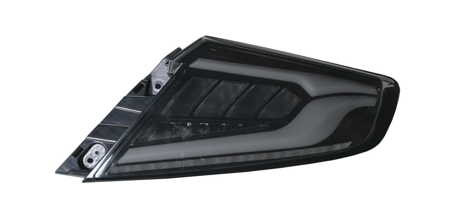 VALENTI JEWEL LED TAIL LAMP ULTRA LIGHT SMOKE BLACK CHROME FOR SUBARU IMPREZA WRX S4 VBH TSWRXU-SB-2