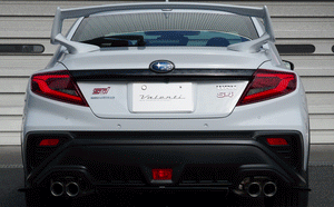 VALENTI JEWEL LED TAIL LAMP ULTRA LIGHT SMOKE BLACK CHROME FOR SUBARU IMPREZA WRX S4 VBH TSWRXU-SB-2